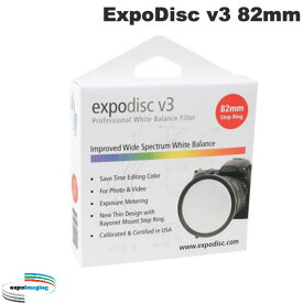 【あす楽】 Expoimaging 82mm ExpoDisc v3 プロフェッショナルホワイトバランスフィルター # エキスポイメージング (カメラアクセサリー)