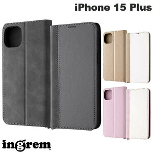 ingrem iPhone 15 Plus ϏՌ 蒠^U[P[X Noble CO (X}zP[XEJo[)