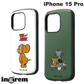 [ネコポス送料無料] ingrem iPhone 15 Pro トムとジェリー 耐衝撃ケース MiA イングレム (スマホケース・カバー)
