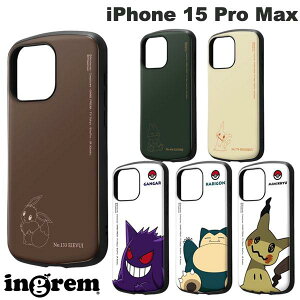 iPhone15ProMax P[X ingrem iPhone 15 Pro Max |PbgX^[ ϏՌP[X MiA CO (X}zP[XEJo[) ypokemonz |P C[uC Sx ~~bL QK[ JrS