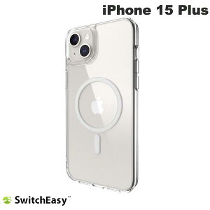 SwitchEasy iPhone 15 Plus CRUSH MagSafe�Ή� �ϏՌ��P�[�X Transparent # SE_IOBCSPTSM_TR �X�C�b�`�C�[�W�[ (�X�}�z�P�[�X�E�J�o�[)