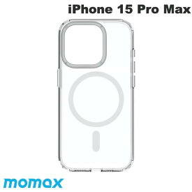 [ネコポス送料無料] MOMAX iPhone 15 Pro Max Magsafe対応 ケース Play クリア # MM25556i15PM モーマックス (スマホケース・カバー) クリアケース