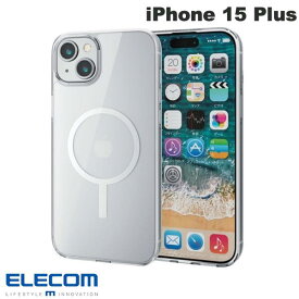[ネコポス送料無料] エレコム iPhone 15 Plus ハイブリッドケース MAGKEEP ホワイト # PM-A23BMAG02WH エレコム (スマホケース・カバー)