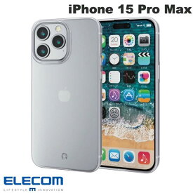 [ネコポス送料無料] エレコム iPhone 15 Pro Max ソフトケース 極 クリア # PM-A23DUCTCR エレコム (スマホケース・カバー)