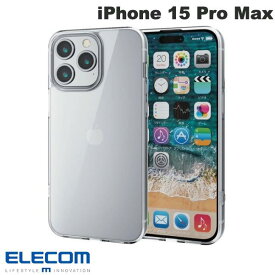 [ネコポス送料無料] エレコム iPhone 15 Pro Max ハイブリッドケース クリア # PM-A23DHVCKCR エレコム (スマホケース・カバー)