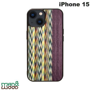 Man & Wood iPhone 15 MagSafeΉ VR؃P[X Viola Check # I25506i15 }AhEbh (X}zP[XEJo[)