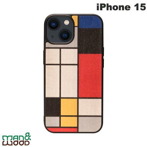 Man & Wood iPhone 15 MagSafeΉ VR؃P[X Mondrian Wood # I25512i15 }AhEbh (X}zP[XEJo[)