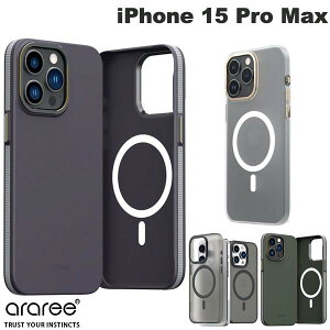 araree iPhone 15 Pro Max MagSafe�Ή� �P�[�X AERO FRAME �A�����[ (�X�}�z�P�[�X�E�J�o�[)