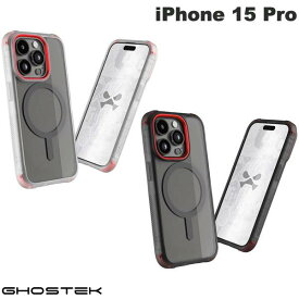 [ネコポス送料無料] GHOSTEK iPhone 15 Pro Covert MagSafe対応 抗菌 クリアタフケース ゴーステック (スマホケース・カバー) 背面クリア ふち高 フチ高