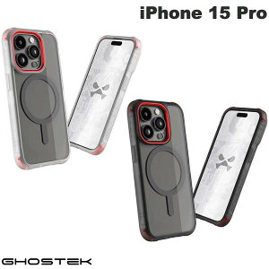 GHOSTEK iPhone 15 Pro Covert MagSafeΉ R NA^tP[X S[XebN (X}zP[XEJo[) wʃNA ӂ t`