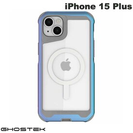 [ネコポス発送] GHOSTEK iPhone 15 Plus Atomic Slim MagSafe対応 アルミ合金製スリムケース Prismatic # GHOCAS3510 ゴーステック (スマホケース・カバー) 背面クリア ふち高 フチ高