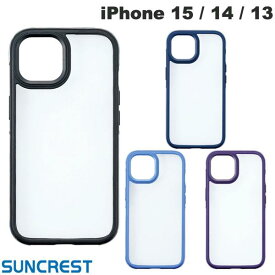 [ネコポス送料無料] SUNCREST iPhone 15 / 14 / 13 衝撃吸収ケース IJOY AIR サンクレスト (スマホケース・カバー)