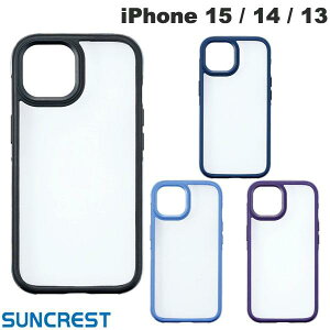 SUNCREST iPhone 15 / 14 / 13 �Ռ��z���P�[�X IJOY AIR �T���N���X�g (�X�}�z�P�[�X�E�J�o�[)