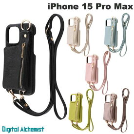 Digital Alchemist iPhone 15 Pro Max オープンレザーケース ショルダーストラップ ポーチ付き m1n1 デジタルアルキミスト (スマホケース・カバー)