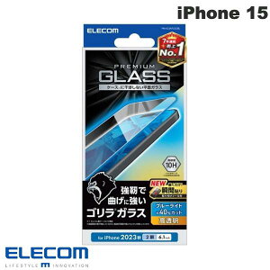 �G���R�� iPhone 15 �K���X�t�B���� �S���� 0.21mm �u���[���C�g�J�b�g # PM-A23AFLGOBL �G���R�� (�X�}�z�p�t���ی�K���X�t�B����) �S�����K���X