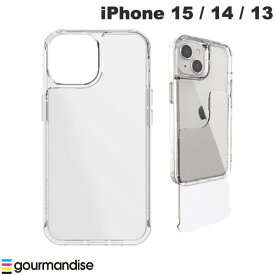 [ネコポス送料無料] gourmandise iPhone 15 / 14 / 13 耐衝撃ケース SHOWCASE+ クリア # SWC-15CL グルマンディーズ (スマホケース・カバー)