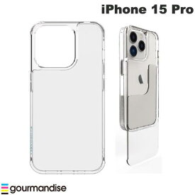 [ネコポス送料無料] gourmandise iPhone 15 Pro 耐衝撃ケース SHOWCASE+ クリア # SWC-16CL グルマンディーズ (スマホケース・カバー)