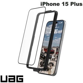UAG iPhone 15 Plus Glass Shield Plus ガラスフィルム 0.5mm クリア # UAG-IPH23LB-SPPLS ユーエージー アーバンアーマーギア URBAN ARMOR GEAR 2023