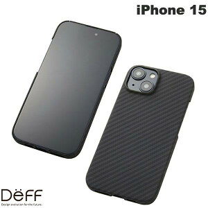 Deff iPhone 15 Ultra Slim & Light Case DURO }bgubN # DCS-IPD23MKVMBK fB[t (X}zP[XEJo[) f[ A~hP[X A~h@ Kevlar Pu[ ^  ϏՌ y  ϋv