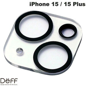 Deff iPhone 15 / 15 Plus CLEAR CAMERA LENS COVER �N���A # DG-IP23GAC3CR �f�B�[�t (�J���������Y�v���e�N�^�[) ���A�����N����Â炢 �S�[�X�g�ጸ