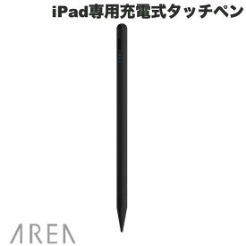 [ネコポス送料無料] AREA iPad専用 充電式 アクティブ タッチペン 極細 ペン先1.5mm ブラック # MS-APTP01BK エアリア (タッチペン)