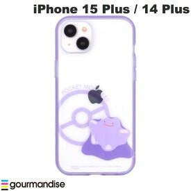 [ネコポス送料無料] gourmandise iPhone 15 Plus / 14 Plus 耐衝撃ケース IIIIfi+ (イーフィット) Clear ポケットモンスター メタモン # POKE-872A グルマンディーズ (スマホケース・カバー) メタモン クリアケース