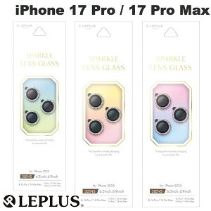 LEPLUS iPhone 17 Pro / 17 Pro Max / 16 Pro / 16 Pro Max / 15 Pro / 15 Pro Max / 14 Pro / 14 Pro Max Yی KXtB SPARKLE LENS GLASS vX (JYveN^[) 2025