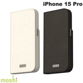 [ネコポス送料無料] moshi iPhone 15 Pro Overture MagSafe対応 手帳型ケース (スマホケース・カバー)