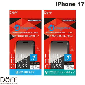 iPhone17 KXtB یtB Deff iPhone 17 / 17 Pro / Air / 17 Pro Max ULTRA HARD GLASS 0.4mm fB[t (X}zptیKXtB) 2025