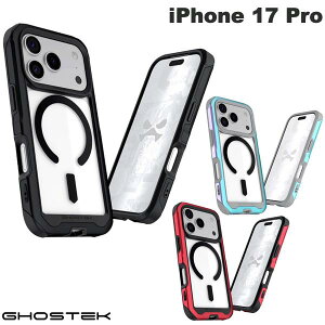 iPhone17Pro 耐衝撃ケース タフ 頑丈 アルミフレーム 無骨 メンズ かっこいい おしゃれ GHOSTEK iPhone 17 Pro Atomic Slim MagSafe対応 アルミ合金製スリムケース ゴーステック (スマホケース・カバー) 2025
