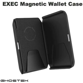 [ネコポス送料無料] GHOSTEK Exec Magsafe対応 カード3枚収納 ウォレットケース ブラック # GHOACC120 ゴーステック (カードケース)