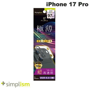 Simplism iPhone 17 Pro [PicPro 3D] ݌v  3D̃JYیKX # TR-IP25M3-LCT-2ARCCL VvY (JYveN^[) 2025