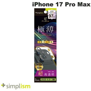 Simplism iPhone 17 Pro Max [PicPro 3D] ݌v  3D̃JYیKX # TR-IP25L3-LCT-2ARCCL VvY (JYveN^[) 2025