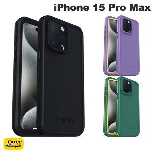 OtterBox iPhone 15 Pro Max LifeProof FRE h ho h ϏՌ P[X MagSafeΉ Ib^[{bNX (X}zP[XEJo[) [Ki]