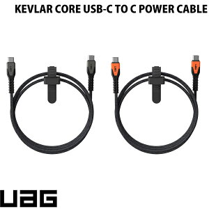 UAG KEVLAR CORE USB-C TO C POWER CABLE 1.5m ϋv USB Type-C[dP[u PDΉ [G[W[ (USB C - USB C P[u) ґgP[u Pu[ ϋv