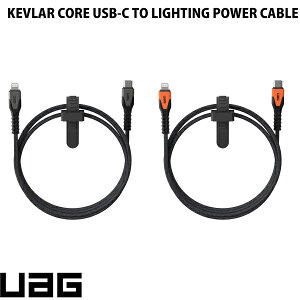 [lR|X] UAG KEVLAR CORE USB-C TO Lightning POWER CABLE 1.5m ϋv USB Type-C - Lightning[dP[u PDΉ [G[W[ (USB Type-CP[u) ґgP[u Pu[ ϋv