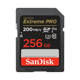 [ネコポス発送] SanDisk 256GB SDXC Extreme PRO UHS-I V30 海外パッケージ R=200/W=140 4K対応 # SDSDXXD-256G-GN4IN サンディスク (SDHC メモリーカード)
