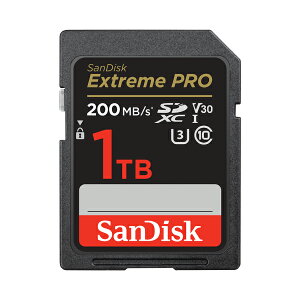 SanDisk 1TB SDXC Extreme PRO UHS-I V30 COpbP[W R=200/W=140 4KΉ # SDSDXXD-1T00-GN4IN TfBXN (SDHC [J[h)