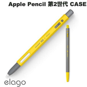 elago Apple Pencil ��2���� / Pro PENCIL CASE MONAMI Yellow # EL_AP2CSSCPM_YE �G���S (�A�b�v���y���V�� �A�N�Z�T��) �P�[�X �J�o�[ �؍� ���킢�� �{�[���y����