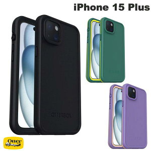 OtterBox iPhone 15 Plus LifeProof FRE h ho h ϏՌ P[X MagSafeΉ Ib^[{bNX (X}zP[XEJo[) [Ki]