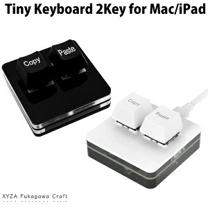 XYZA Tiny Keyboard 2Key for Mac/iPad Rs[y[Xg ^Rsyp Ԏ 2{^ LL[{[h GNV[U Rsy1{^ MacBookΉ V[gJbgL[ rWlX ItBX foCX G