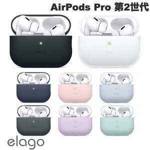 elago AirPods Pro ��2���� ORIGINAL BASIC CASE �V���R���P�[�X �G���S (Apple �C���z���P�[�X)