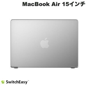 SwitchEasy MacBook Air 15C` M4 2025 / M3 2024 / M2 2023 Touch Transparent White # SE_M15CSPCT2_TH XCb`C[W[ (MacBook Jo[EP[XEveN^[)