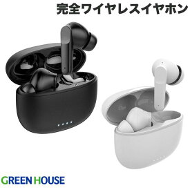 【あす楽】 GreenHouse Bluetooth 5.2 完全ワイヤレスイヤホン ANC aptX搭載 グリーンハウス (左右分離型ワイヤレスイヤホン)
