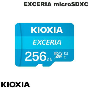 KIOXIA 256GB EXCERIA microSDXC UHS-I C10 J[h R=100MB/s A_v^t COpbP[W # LMEX1L256GG2 LINVA ([J[h)