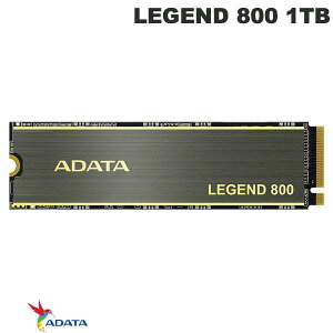 ADATA 1TB LEGEND 800 PCIe Gen4 x4 M.2 2280 SSD R=3500MB/s W=2200MB/s # ALEG-800-1000GCS G[f[^ (SSD)
