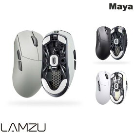 【あす楽】 LAMZU Maya (4K Compatible) 左右対称 1000Hz対応 超軽量 ワイヤレスゲーミングマウス ラムズ (マウス) マヤ 45g