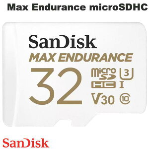 SanDisk 32GB Max Endurance microSDHC R=100MB/s W=40MB/s V30 U3 A_v^t COpbP[W # SDSQQVR-032G-GN6IA TfBXN ([J[h)