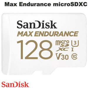 SanDisk 128GB Max Endurance microSDXC R=100MB/s W=40MB/s V30 U3 A_v^t COpbP[W # SDSQQVR-128G-GN6IA TfBXN ([J[h)