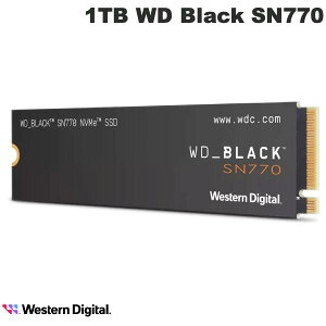 Western Digital 1TB WD Black SN770 NVMe SSD M.2 2280 # WDS100T3X0E EGX^fW^ (SSD)